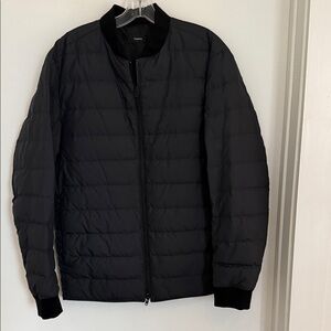 Theory Men's Dark Quilted Puffer Jacket